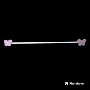 Butterfly curtain rod